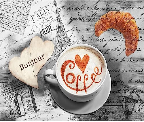murando - Fototapete Premium-Vlies Kaffee, 150x105 cm, Schlafzimmer, modern | Premium-Vliesstoff, Full HD Druck, hochwertige Verarbeitung fürs Wohnzimmer, schnelle Montage, lichtbeständig, geruchsfrei