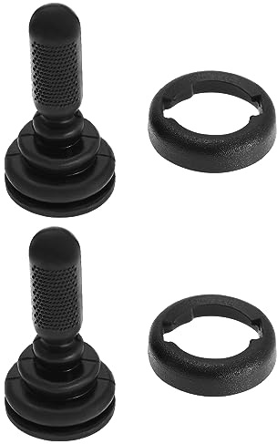 eMagTech 2 Stück Manueller Flügelspiegel Einstellknopf Ersatz 1507431 6S61 17B718AA 1140538 1209044 Kompatibel mit Ford Fiesta MK6 Spiegelsteuerschalter