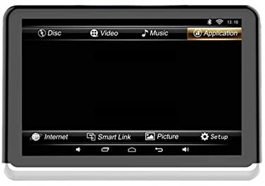 Tablet monitor poggiatesta TV portatile per auto, Display da 10,1 pollici for poggiatesta Tablet multifunzione Touch Screen 1080P Sedile posteriore for auto Monitor TV Lettore video MP5 con schermo HD