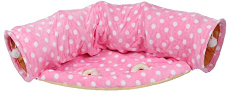 BESPORTBLE 1stück Faltbarer Katzentunnel Atmungsaktivem Canvas Lustiges Spielzeug Für Katzen Und Kätzchen Praktisch Und Einfach Zu Lagern Für Drinnen Design Mit Kreativen Accessoires