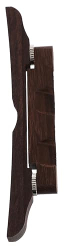 BESPORTBLE Mandolinenzubehör Ersatz Mandolinenbrücke Palisander Mandolinensteg Musikinstrument Zubehör für Mandoline mit Verbesserter Klangqualität und Einfachem Einbau