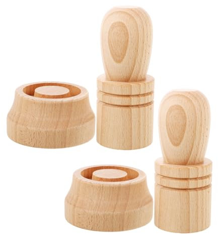 Abaodam 2 Sets Wooden Paper Pot Maker Flower Pot Maker Easy to Use Convenient Tool for Gardening Newspaper Planter for Flower Enthusiasts
