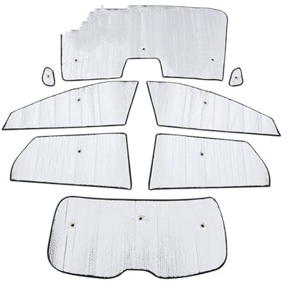 Pare-Soleil Vitres pour BYD pour Atto 3 pour Yuan Plus 2022 2023 Pare-Brise Fenêtre Voiture Pare-Soleil Avant Protection UV Réflecteur Pare-Soleil Pare-Soleil Argent Voiture Pare Soleil(All)