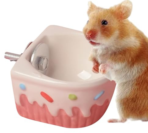 Käfigschalen für Kleintiere, Igel-Futternapf für Haustiere, einfach zu installieren und zu reinigen, rutschfester Futternapf für Chinchillas, Zuckergleiter, Igel, Eichhörnchen