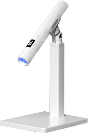Ujjdwiurgh UV-Licht für Gelnägel, Mini-U-V-LED-Nagellampe mit Ständer, tragbarer Nageltrockner, wiederaufladbar, USB, kabellos, einfach zu bedienen, feine Verarbeitung