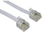 World of Data 5m RJ11 Male BT Broadband Cable ADSL Modem Router Lead - Gold Plated Contact Pins - High Speed Internet Broadband - Router or Modem to RJ11 Phone Socket or Microfilter - White