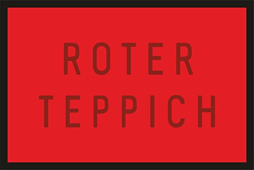 RAHMENLOS Fußmatte Türmatte Schmutzfangmatte für den stilvollen Auftritt: Roter Teppich 227
