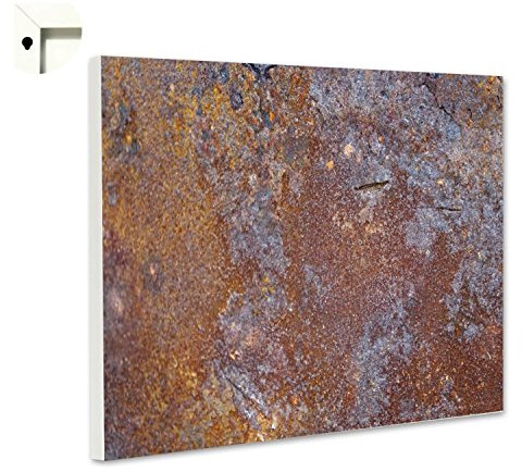 Magnettafel Pinnwand Rost Muster Größe 80 x 60 cm