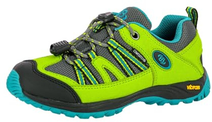 Brütting Ohio Low, Scarpe da Arrampicata Basse, Unisex - Bambini e ragazzi, Giallo Lemon Grau Blau Lemon Grau Blau, 37 EU