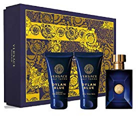 Versace Pour Homme Dylan Blue Eau de Toilette, After Shave Balm & Shower Gel