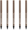 essence SUPERLAST 24h eyebrow pomade pencil waterproof, Augenbrauenstift, Nr. 20, Braun, vegan, wasserfest, ohne Mikroplastikpartikel, Nanopartikel frei, 5er Pack (5x0.31g)