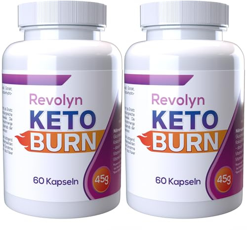 Revolyn Keto Burn - 120 Kapseln (2x60 Kapseln) - 2er Pack