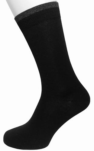 ULLMYS Basic Merino ullstrumpor för män – normal tjocklek med 80 % merinoull för komfort i vardagen och affärer, från Europa – 3 par