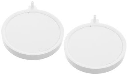 Yardwe Lot De 2 Pierres À Air pour Aquarium Professionnel Aérateur Nano-Atomiseur Accessoires pour Pompe À Air Blanche
