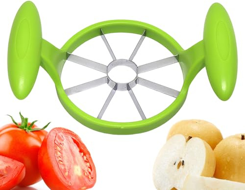 Hitburu Tagliafrutta,Divisore Manuale In Acciaio Inossidabile Antiscivolo,Utensile Per Eliminare Il Torsolo Delle Verdure - Per Cucina Preparazione Dei Pasti Insalata Ristorante Picnic All'Aperto