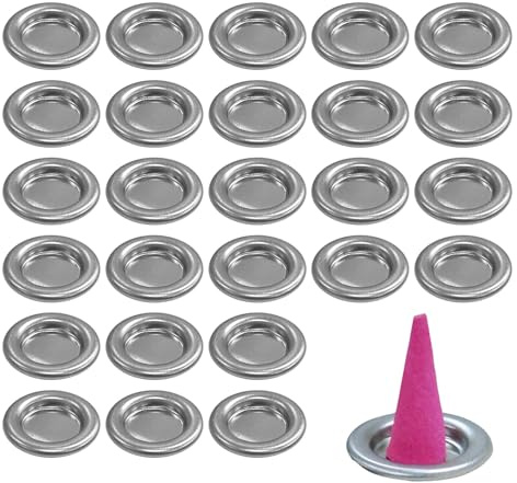 30 Unidades De Pequeñas Varillas De Inciensode Metal Soporte Bandeja para Incienso Bandeja Multiusos Bandejas Pequeñas Y Ligera para Conos De Incienso Accesorio Versátil Y Estético en Metal Plateado