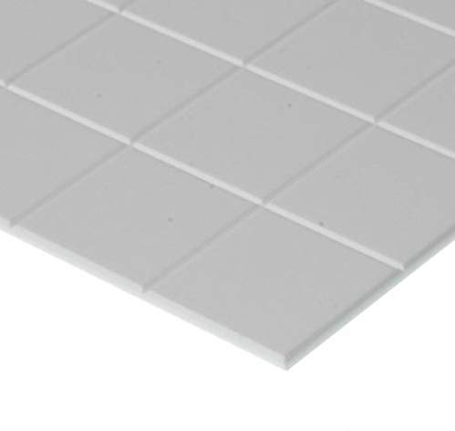 evergreen 4518 - Piastre per pavimentazione, 1 x 150 x 300 mm, Passo 12,7 x 12,7 mm, 1 Pezzo