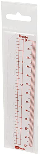 BSB Tagesanzeiger Lineal - 6-Fach Lochung - ca. A7 - für Pocket Terminplaner Organizer - 02-0288