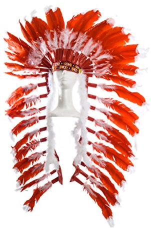 Ciao - Copricapo Diadema Indiano con Piume