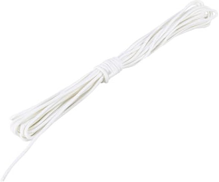 9 Strang 550 Leuchtende Paracord Fallschirmschnur, Outdoor Seil Fallschirmschnur Reißfeste Universell Standard Einsetzbares Seil Bruchfestigkeit (weiß, 50ft)