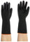 MIN-XL Heavy Duty Latex Gloves, Chemical Resistant Gloves,Safety Work Cleaning Protective Waterproof Industrial Rubber Gloves, Resist Strong Acid, Alkali and Oil (35cm)