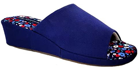 de fonseca pantofole ciabatte estive donna mod. PALERMO E PA W800 (BLU, numeric_38)