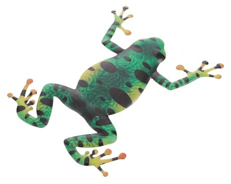 Frosch Hängeanhänger aus Eisen für Wanddekoration Grün