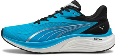 Puma Herren Electrify Nitro 4Road Laufschuh, Speed Blue Puma schwarz, 43 EU