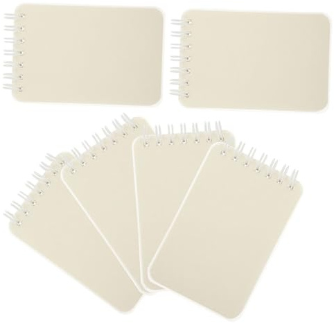 STOBOK 6 Stück Kleine Spiralgebundene Taschen Notizbücher A7 Liniertes Papier Pp Einband Tragbar Für Büro Schule Und Reise
