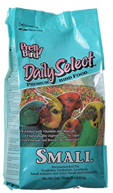 Pretty Bird International BPB78116 Daily Select Premium Bird Food, Small, 5-Pound