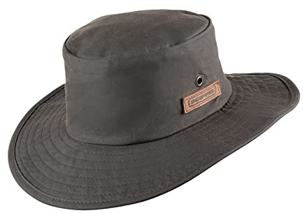 Scippis Westernhut Cowboyhut Oilskin Jack Wetterfest Braun Gr. M
