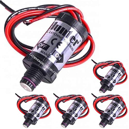 Suinga Pack 5 x SOLENOIDE Hunter 9V Originale Utilizzato in tutte le elettrovalvole Hunter a batteria 9V.