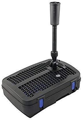 EXTRAUP 660 GPH Sumbersible bomba de filtro para estanque con kits de fuente y esterilizador UV de 9 W adecuado para fuentes de estanque sistemas hidropónicos