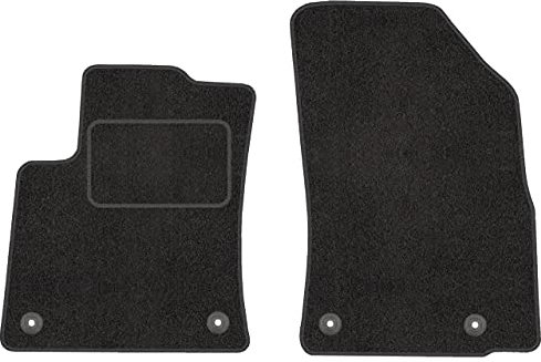 Vorne Velour Fußmatten Satz für Citroen C3 Aircross - 2-teilig - Passgenau
