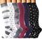 DRESHOW Calcetines de Compresión para Hombres y Mujeres Calcetines de Compresión es el Mejor para Running, Correr, Senderismo, Volar, Viajar