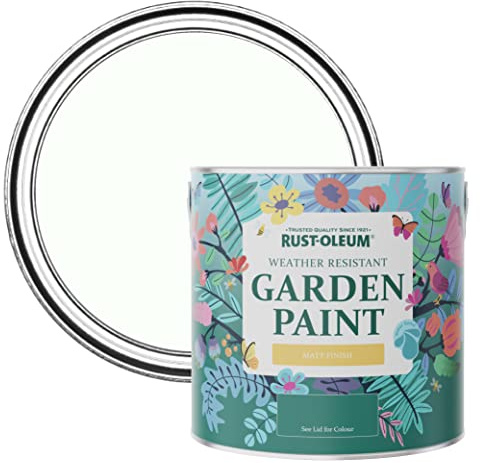 Rust-Oleum Green Mould-Resistant Garden Paint In Matt Finish - Apple Blossom 2.5L