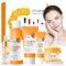 HASAIKA® Vitamina C Pack Regalo, Set de Cuidado Facial con Vitamina C Incluye Limpiador de Tóner, Crema Facial y Suero,para Nutre e Hidrata el Rostro para Ralentizar el Proceso de Envejecimiento