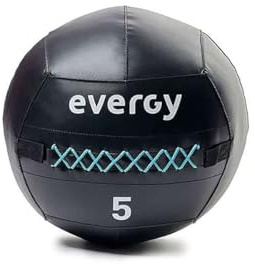 EVERGY Functional Ball Plus 5 KG. Balón Medicinal Cross Training. Balón de Crossfit con Peso. Slamball, Balón Funcional para Entrenamiento Funcional de Crossfit o Gym en casa