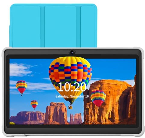 VOLENTEX Tablet de 7 pulgadas, sistema operativo Android 13 de cuatro núcleos, 32 GB ROM, WiFi 6, Bluetooth, cámara dual, tablet USB C, pantalla táctil IPS de 7 pulgadas, pantalla táctil Full HD,