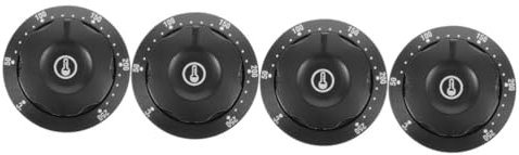 Gatuida 4stücke Temperature Control Knob Für Elektroherde Wasserkocher Und Fritteusen Präzise Temperatureinstellung Hochwertiger Thermostat Drehknopf Für Müheloses Kochen Und Backen