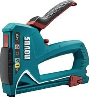 Novus J-29 Handtacker – Tacker für Feindraht- und Flachdrahtklammern von 6 bis 14 mm und Nägel bis 16mm, Tackerpistole für Gewebe, Stoffe und Zierleisten 030-0467