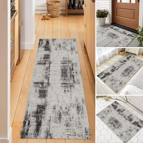 Whnoorher Tappeto passatoia Lungo per corridoio Stretto 1 m/150 cm/2 m/2,5 m/300 cm/3,5 m/4 m/4,5 m/500 cm/6 m Tappeti per Pavimenti, Moquette Moderna per Cucina, Balcone Interno e Scale(70×100cm)
