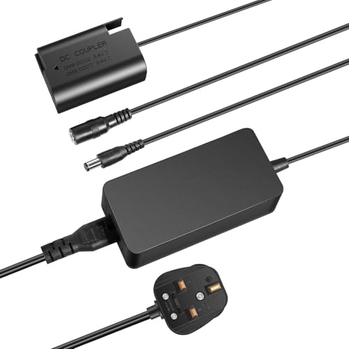 NEEWER DMW-BLK22 AC Power Supply Adapter & DC Coupler Dummy Battery Charger Kit Compatible with Panasonic Lumix, DR-BLK22