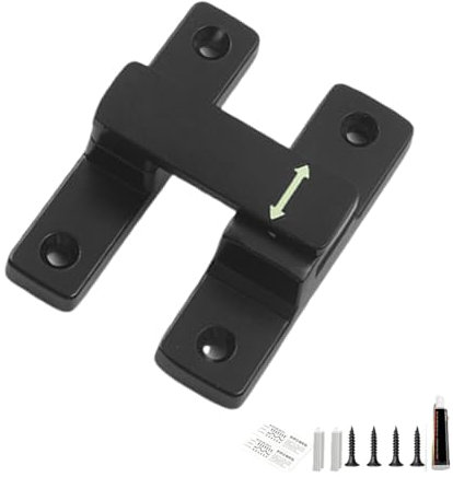 Yilingjc 90/180 Degree Sliding Door Lock Safety Sliding Barn Door Lock Privacy Door Bolt Lock for Screen, Cabinets, Bathrooms