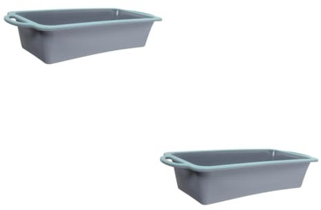 ABOOFAN 2St Toastform Toaster-Ofenpfannen Blech Stangenbrot Kastenform mit Deckel Liner toasr toastbrot backform gusspfanne für grill praktische Kastenform Backform aus Silikon Kieselgel