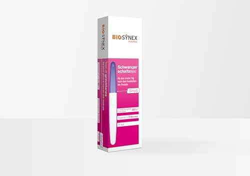 BIOSYNEX - Simply Schwangerschaftstest - Zuverlässig zu 99% ab dem ersten Tag der versäumten Periode - 1 Test