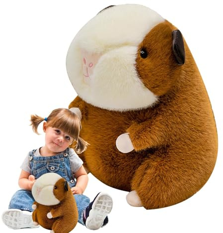 Genérico Hamster-Plüschtier, 30 cm, Plüschtiere, Hamster, für Erwachsene, und Mädchen, Weihnachten, Geburtstag und Urlaub