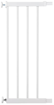 Safety 1st Easy Close Metal 28cm Gittererweiterung, kein Bohren, leicht montierbare Erweiterung zu Türschutzgitter, Erweiterung für Treppenschutzgitter ohne Bohren für Babygitter, Weiß