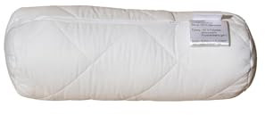 Betten Hofmann Orthopädische Relax Nackenrolle Rolle Nackenstütze Baumwolle-Bezug versteppt mit Reißverschluss, waschbar, regulierbar,