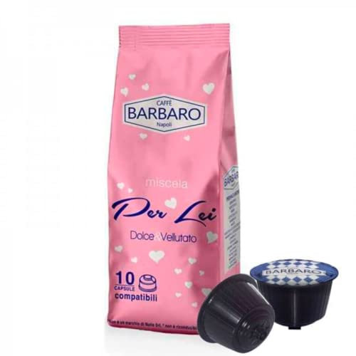 CAFFE' BARBARO Napoli 100 capsule caffè compatibile con macchine Dolce Gusto® Miscela per Lei